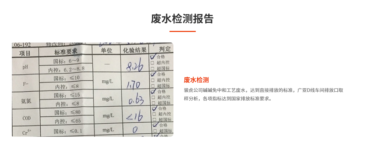 廢水檢測報告