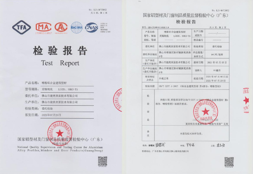 第三方檢測報告